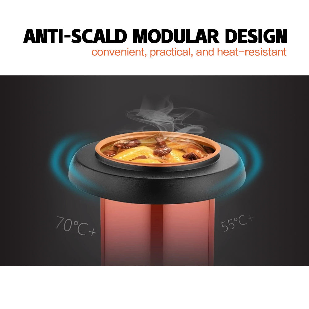 Alston 10l Black Enamel Thick Stainless Steel Electronic Hot Soup Pot Buffet Electric Heating Soup Warmer