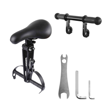 Kids Bike Seat Handlebar Combos Front Mounted for Children Aged 2~5 Years Up to 22kg Fits Most Adult Modern Mountain Bikes Adjustable for Comfort