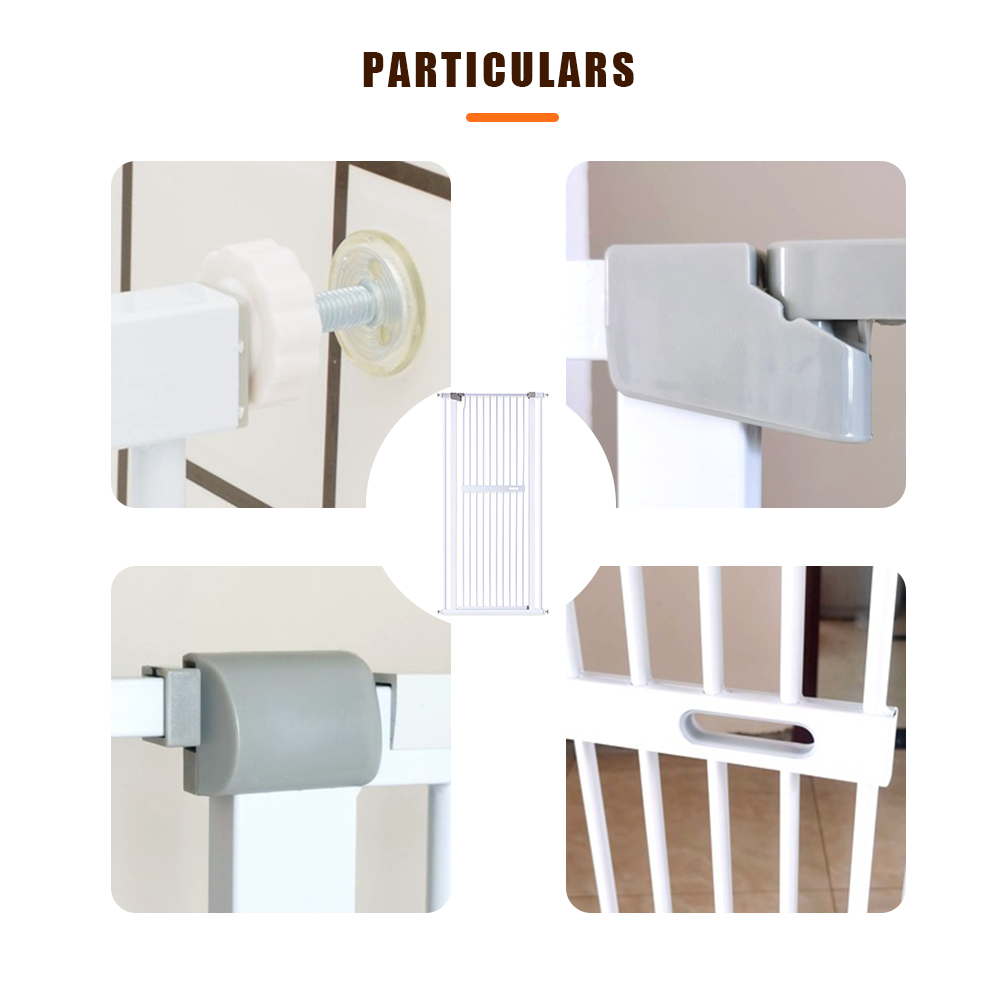 Alston Extra Tall 150cm Baby Pet Security Gate Safety Gate Easy Fit Fence Two Way Opening No Drill Needed Extension Part Width of 10.5/21/32cm Option