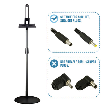 Alston Satellite Speaker Stand Height Adjustable 101-165cm Stand Bookshelf Speaker Stand Set of 2 Floor Stand Mount for Speaker Samsung Q990 Q930 9500s