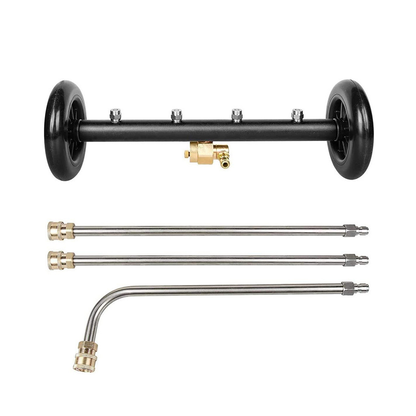 Alston Pressure Water Spray Car Undercarriage Cleaner Washer Max 4000PSI Chassis Washer Surface Cleaner 1/4 Quick Connector with Wands for Car Ground Cleaning