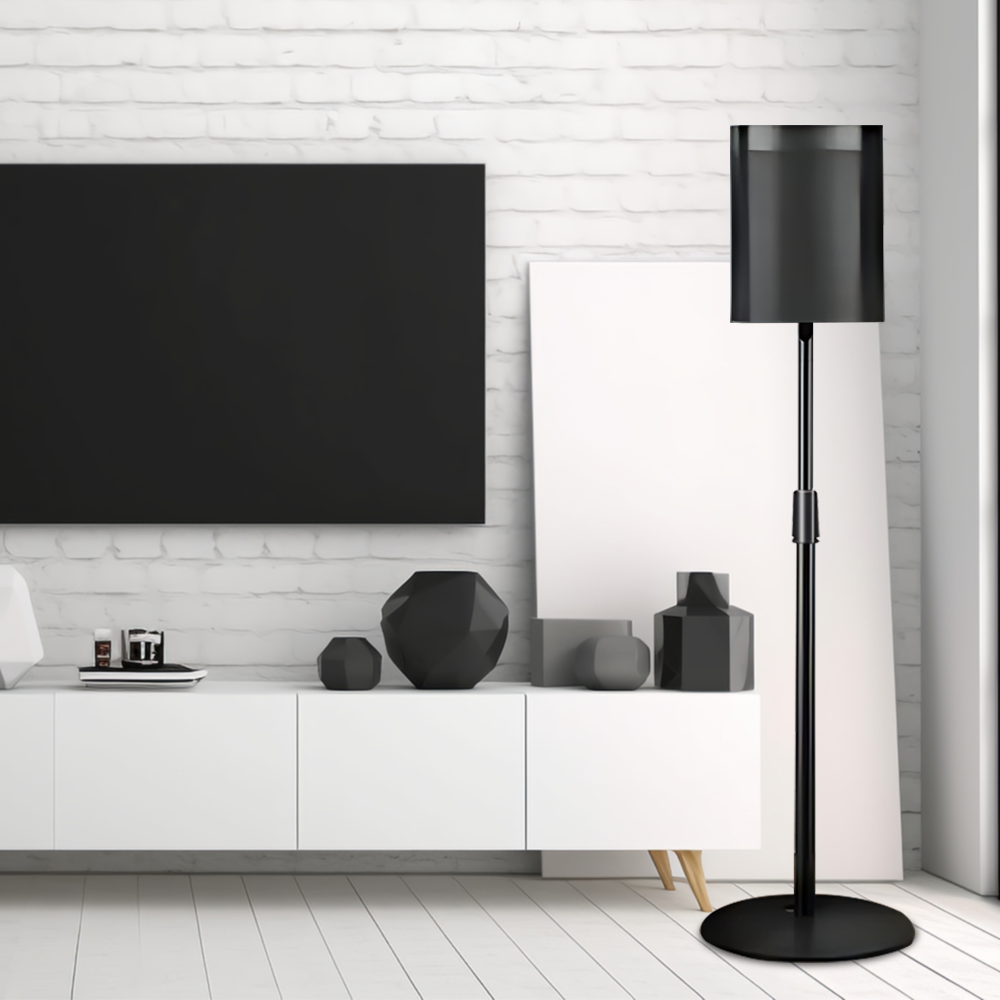 Alston Satellite Speaker Stand Height Adjustable 101-165cm Stand Bookshelf Speaker Stand Set of 2 Floor Stand Mount for Speaker Samsung Q990 Q930 9500s