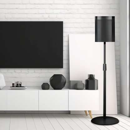 Alston Satellite Speaker Stand Height Adjustable 101-165cm Stand Bookshelf Speaker Stand Set of 2 Floor Stand Mount for Speaker Samsung Q990 Q930 9500s