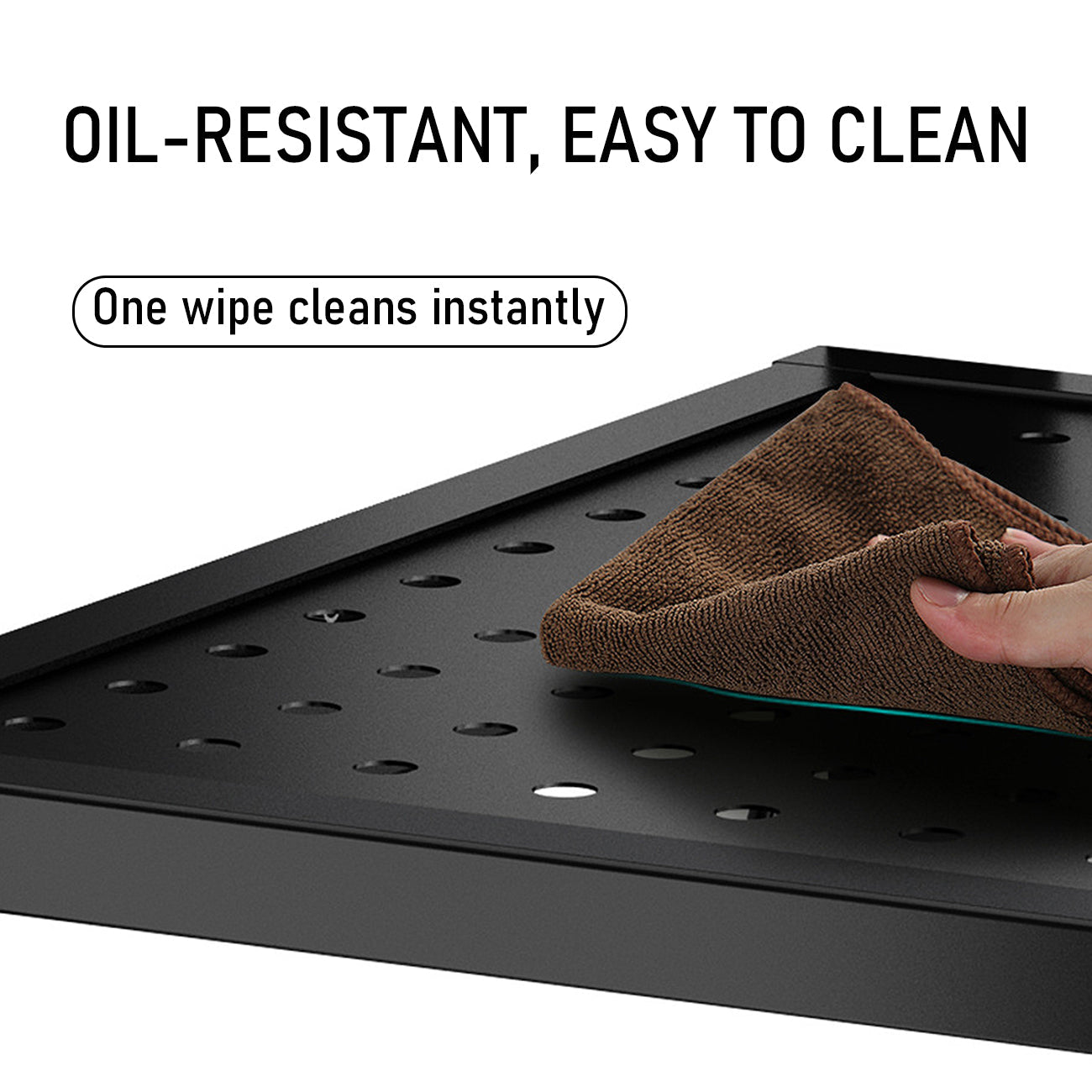 Alston 5 Tier Foldable Shelf Metal Display Rack Floor Standing Storage Capacity 100kg with Wheels for Commercial Retail Stores Bookcase Home Organizer Black