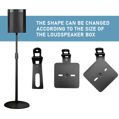 Alston Satellite Speaker Stand Height Adjustable 101-165cm Stand Bookshelf Speaker Stand Set of 2 Floor Stand Mount for Speaker Samsung Q990 Q930 9500s