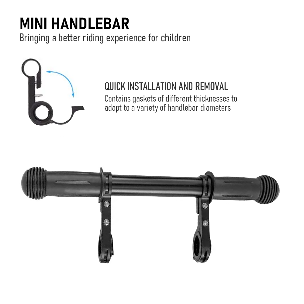 Kids Bike Seat Handlebar Combos Front Mounted for Children Aged 2~5 Years Up to 22kg Fits Most Adult Modern Mountain Bikes Adjustable for Comfort