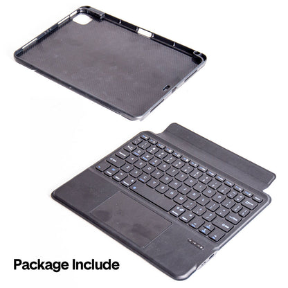 iPad Pro Air11 Inch Case with Keyboard Light Weight Keyboard Case with Built-in Battery Easy-Set Magnetic Stand Removable Protective Case Black