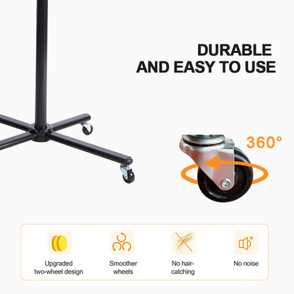 Alston Free Standing Hair Dryer Accelerator Colour 360 Rotating Halo Rolling Salon Equipment Height Adjustable Temperature and Timer Contror Hairdryer