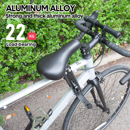 Kids Bike Seat Handlebar Combos Front Mounted for Children Aged 2~5 Years Up to 22kg Fits Most Adult Modern Mountain Bikes Adjustable for Comfort