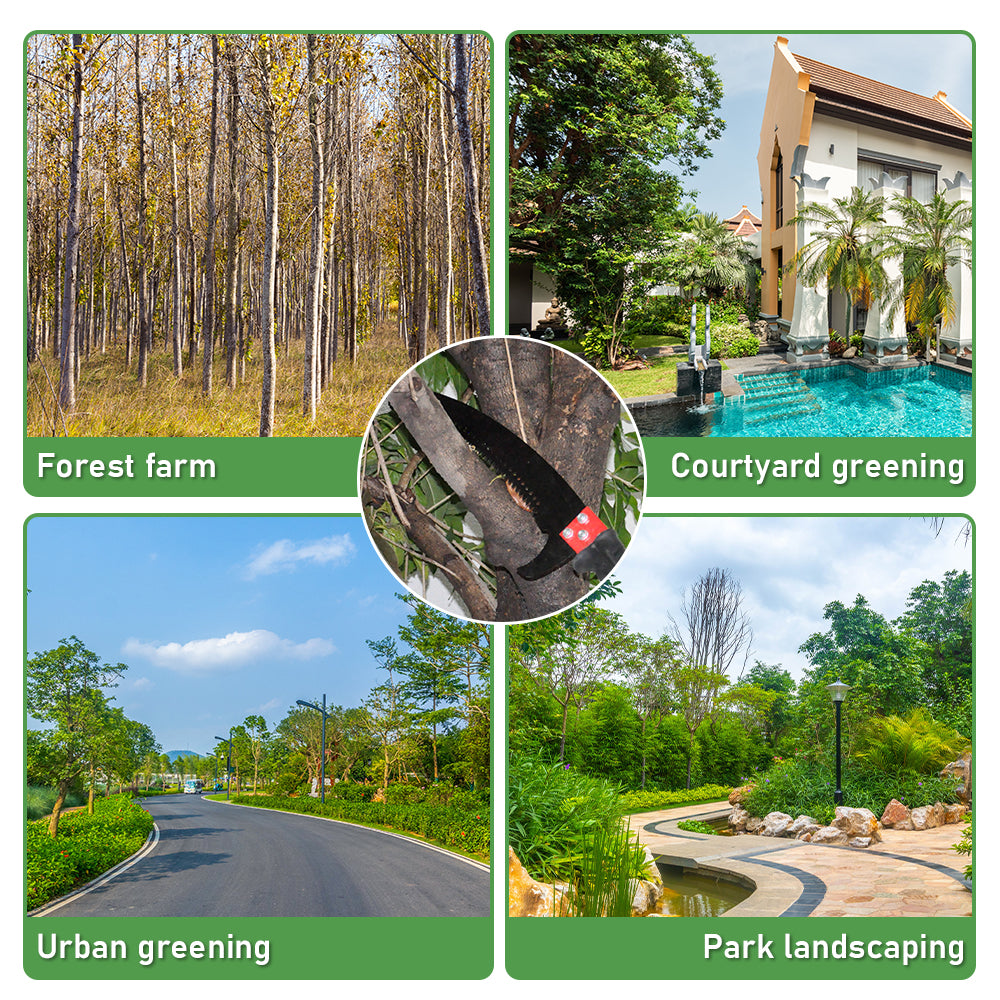 Alston 8M Extendable Manual Pole Pruner Tree Trimmer High Branch Saw Shearing Loppers Hand Portable With Storage Bag and 2 Saw Blades Portable Pruning Cutter