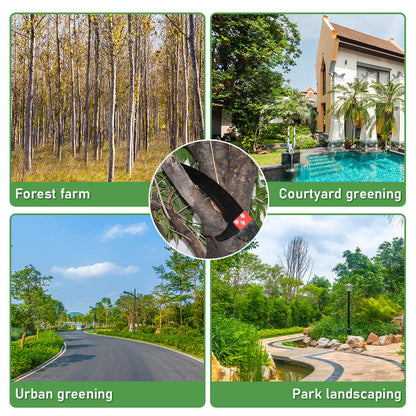 Alston 8M Extendable Manual Pole Pruner Tree Trimmer High Branch Saw Shearing Loppers Hand Portable With Storage Bag and 2 Saw Blades Portable Pruning Cutter