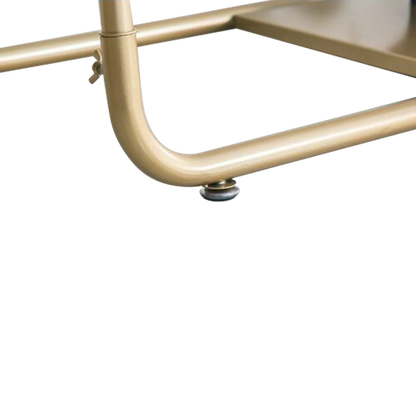 Alston Gold Metal Clothing Rack Coat Hanger Freestanding Stylish Garment Display Rack 170X40X150cm for Retail Entryway Shop Commercial Home