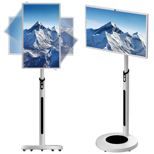 Alston Movable 32 Inch 1080P Smart Screen Rotatable In-cell Touch Screen Support Google Store Cast Screen with Built-in Battery HD Camera Android 12 8+128