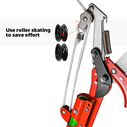 Alston 8M Detachable Pole Pruning Saw Tree Trimmer Extendable Shearing Loppers Hand Pole Saw With Storage Bag Portable Long Reach Yard Garden Pruning Cutter